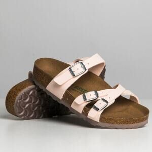 Birkenstock Franca Vegan Pink Strappy Sandals Size 38 US 7/7.5 Women NEW